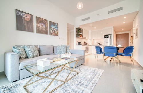 Za'abeel 2 Apartment | Elegant 1BR with DIFC and Zabeel Views : Dubai