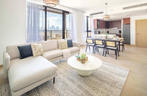 Dubai Apartment | Elegant 2BR in La Mer Facing the Dubai Skyline!