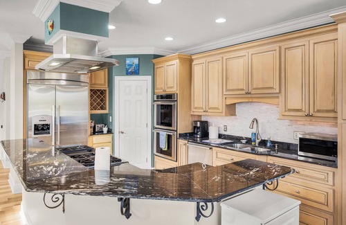 Long Beach House | Elegant Escape: Pool-Gourmet-Kitchen-Elevator