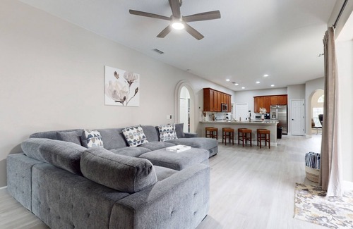 Legacy Park House | Elegant home with private pool & spa, fenced yard, lanai & themed bedrooms