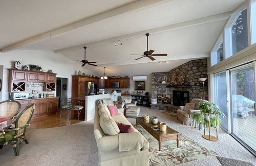 South Casco House | Elegant, Relaxing Home with Amazing Sunset Views on Big Sebago Lake