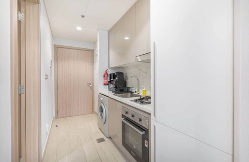 Nad Al Sheba Apartment | Elegant Studio at Azizi Riviera Sleeps 2 with Pool