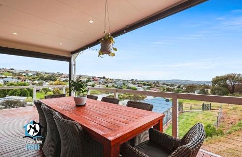 Encounter Bay House | Elevated Coastal Escape Birdsby Day Light by Night