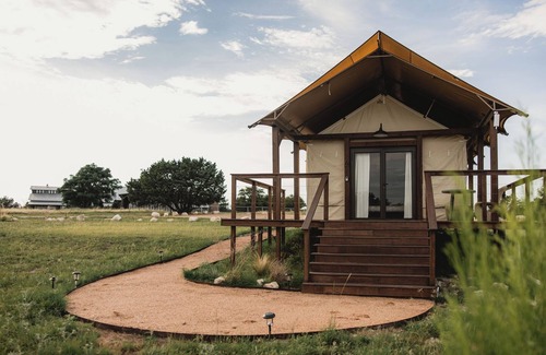 Fredericksburg Cabin | Elevated Family Tent Suite
