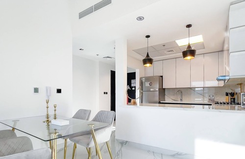 Al Barsha Apartment | Elite LUX Holiday Homes - Luxe Gardenia 2BR Haven in Arjan, Dubai