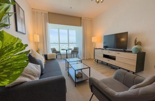 Al Sufouh 2 Apartment | Elite Residence - Modern 1BR Apartment with Full Sea View