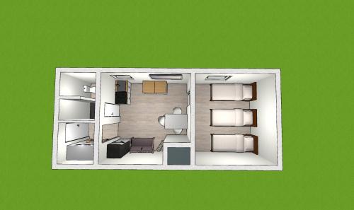 Krefeld Apartment | EMAS 6 Wohnung mit 3 Einzelbetten, Küche