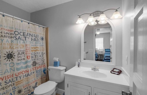 West Panama City Beach House | Emerald Winds 2BR/2.5BA Beach Townhome Directly on the Beach Located Near Pier Park!
