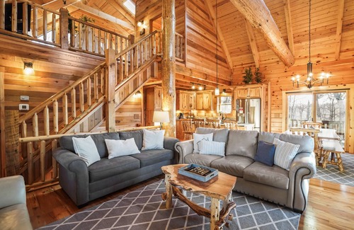 South Bloomingville Cabin | Enchanted Forest Lodge | Game Room | Hot Tub