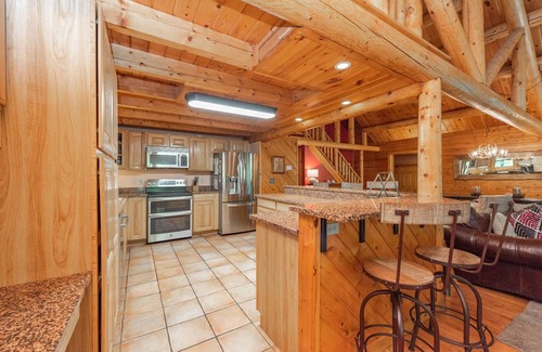Paradise Point Cabin | Enchanting Chalet w/Deck, Fireplace & Hot Tub
