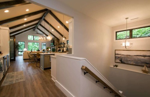 Lake Lure House | Epic 5BR w/Double Living Areas On Lake Lure