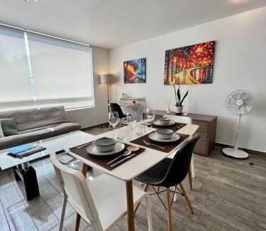 Apoquindo Apartment | Equipado Estudio en Los Dominicos