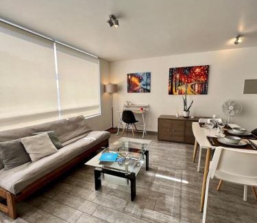 Apoquindo Apartment | Equipado Estudio en Los Dominicos