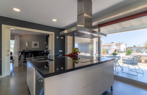 Muro Villa | Es Garrover Es Velar with XXL pool, playground, volleyball, billiards, gym.