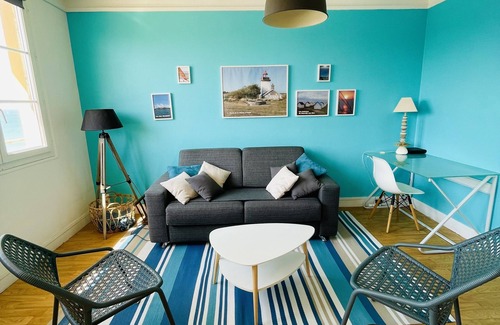 Agon-Coutainville Apartment | Escale à Coutainville Centre, Plage et mer