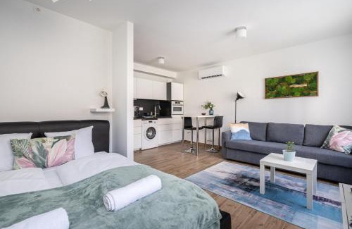 Csarnok negyed Apartment | Everwood Studio with AC