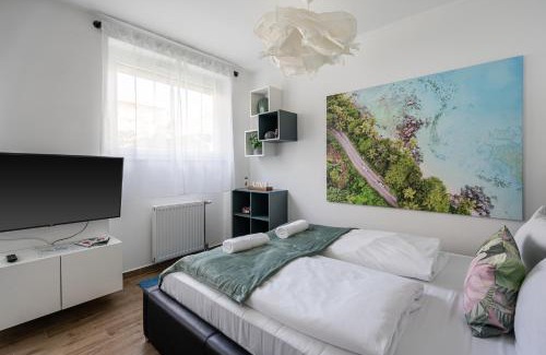 Csarnok negyed Apartment | Everwood Studio with AC