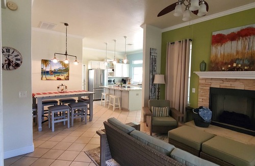 Brookeland House | Excellent water views with water access to a sandy beach.