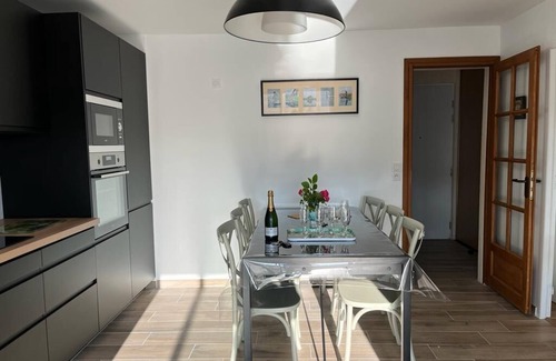 Port-en-Bessin-Huppain House | Exceptionally located on the port, beautiful house, terrace, 50m from the sea
