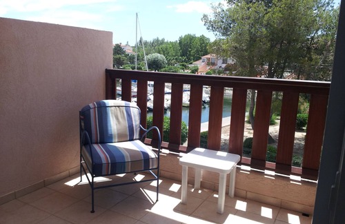Saint-Cyprien Plage Apartment | Exclusive 2 bedroom apartment overlooking Marina with private pool