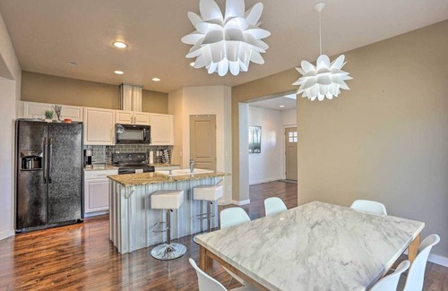 Meridian House | Experience this charming vacation Home. 1,610 ft 3 En-Suite Bedrooms and Private Bathroom and easy access to restaurants, parks, and tons of local attractions, this 3-bedroom, 3.5-bathroom townhome is the perfect home base to return to each evening