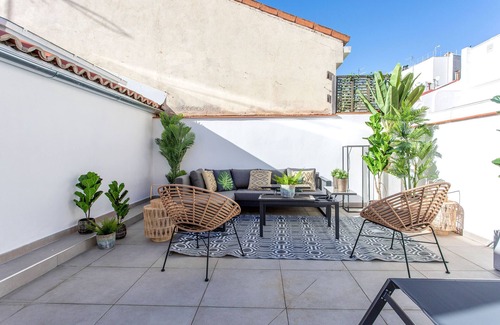 Cortes Apartment | Extraordinary high-end apartment with private terrace. Madrazo IV