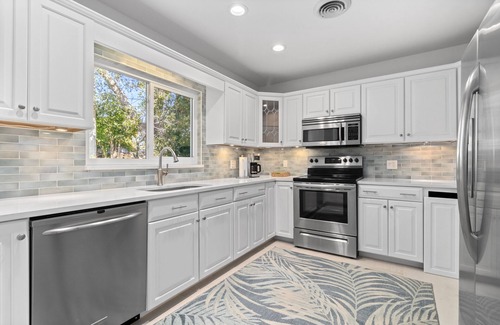 Palma Sola House | FALL IN LOVE w this magical pool home mins from Anna Maria! Pet friendly, too!