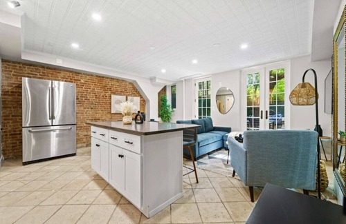 Central Park North House | Family Brownstone with Private Backyard Near Subway