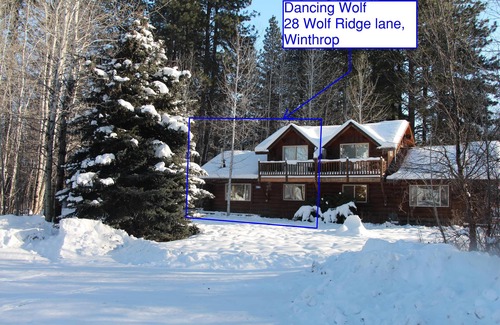 Winthrop Cabin | Family Friendly Log House, right on the Methow Valley Ski Trail