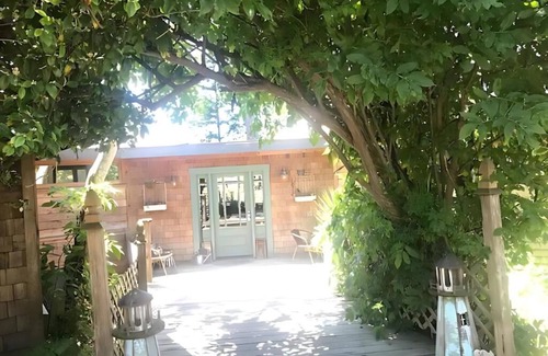 Little River House | Family friendly luxury. wrap-around decks with an ocean view, Spa, and Sauna.
