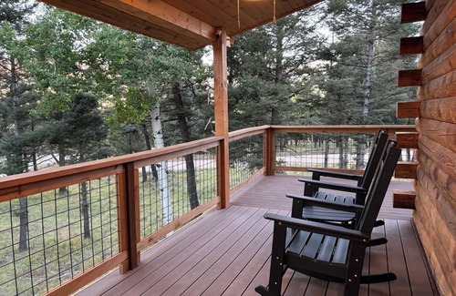 Angel Fire Cabin | Family Getaway: Mountain Retreat with Games, Grill, Large Deck, & Wildlife
