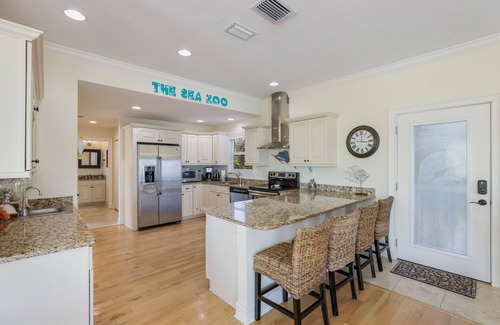 Bradenton Beach House | Family Getaway at The Sea Zoo - Bayfront with Pool, Tiki Bar, and Games!
