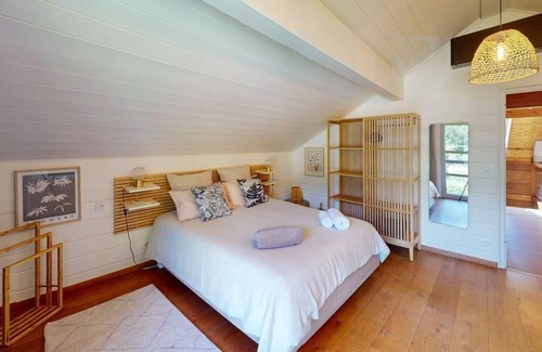 Chaparon Villa | Family House Doussard (Lake Annecy) with swimming pool