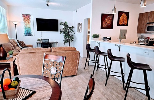 Salt Lake City Apartment | Family Leisure or Corporate Luxury Suite. 2B/2Ba, Gym, Hot-Tub, EV Chrgr Access.