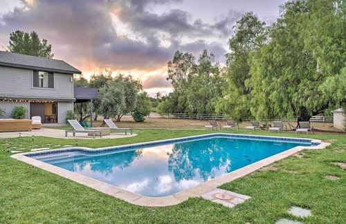 Valley Center Cottage | Family Retreat - Private Tennis Court & Game Room