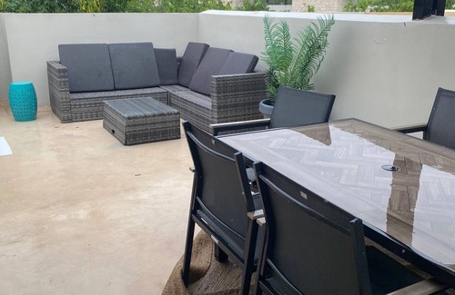 Puerto Juarez House | Family size spacious paradise by the sea with a private rooftop pool!