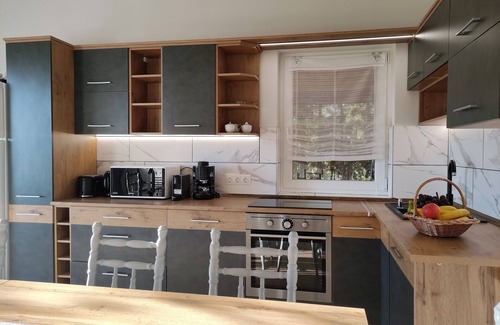 Balatonfured House | Family vacation apartment with children's room and billiard room, the