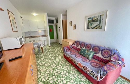 Porto Santa Margherita Apartment | Fantastic flat with shared pool for 5 guests