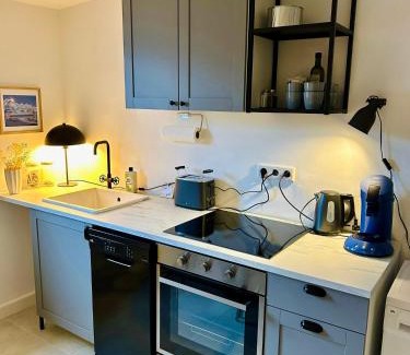 Bruckstraße Apartment | FeelsLikeHome - Urbane Altbauwohnung mit Dachterasse& Parkplatz