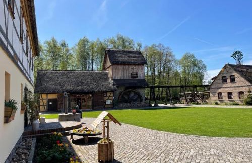 Hoyerswerda Apartment | Ferienhäuser KRABAT-Mühle Schwarzkollm