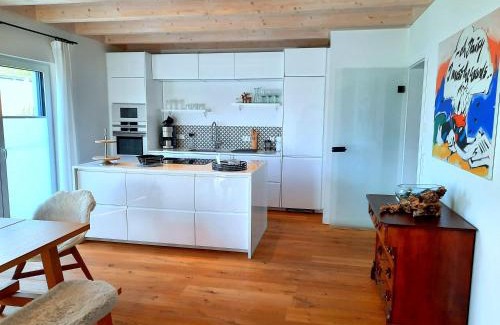 Krummin Apartment | Ferienhaus Ankerplatz No 1 & 2 mit Kamin und Sauna