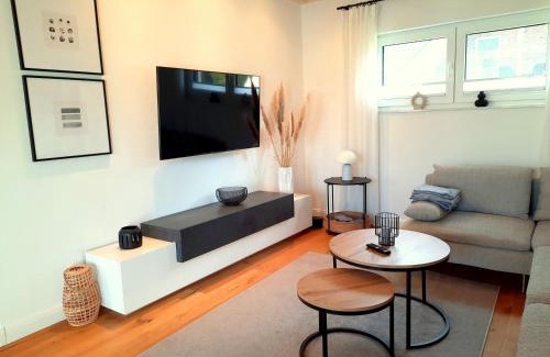 Krummin Apartment | Ferienhaus Ankerplatz No 1 & 2 mit Kamin und Sauna