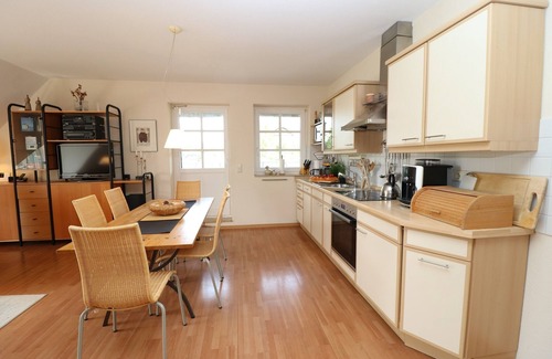 Born auf dem Darss House | Ferienwohnung in Born mit Blick auf den Bodden