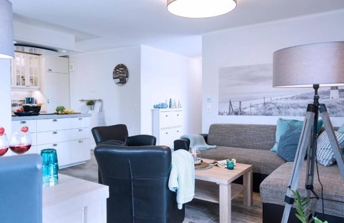 Dagebuell Apartment | Ferienwohnung Silbermöwe, 70qm, 2 Schlafzimmer, 1 Wohn-/schlafzimmer, Max. 6 Personen