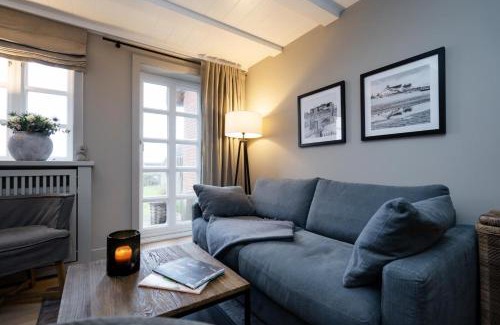 Rantum Apartment | Ferienwohnung Wattnest, Wattblick mit Strandkorb, Rantum, Sylt