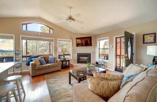 Payson House | Fire Pit and Views Falconcrest Cottage in Payson!