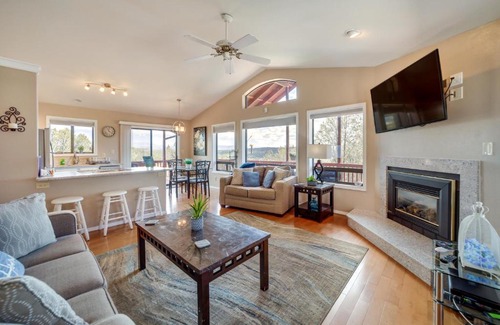 Payson House | Fire Pit and Views Falconcrest Cottage in Payson!
