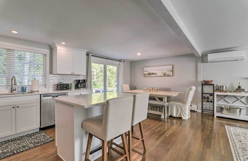Hyannis House | Fire Pit, Spacious Yard: Hyannis Vacation Rental