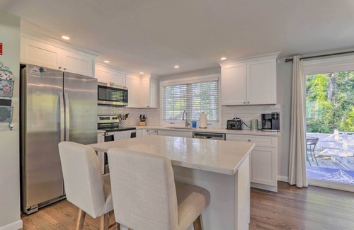 Hyannis House | Fire Pit, Spacious Yard: Hyannis Vacation Rental