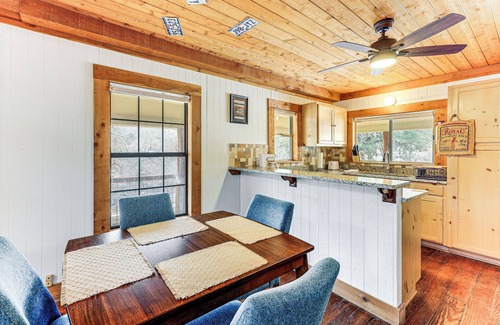 Tarpley Cabin | Fire Pit, Views: Peaceful Texas Hill Country Cabin
